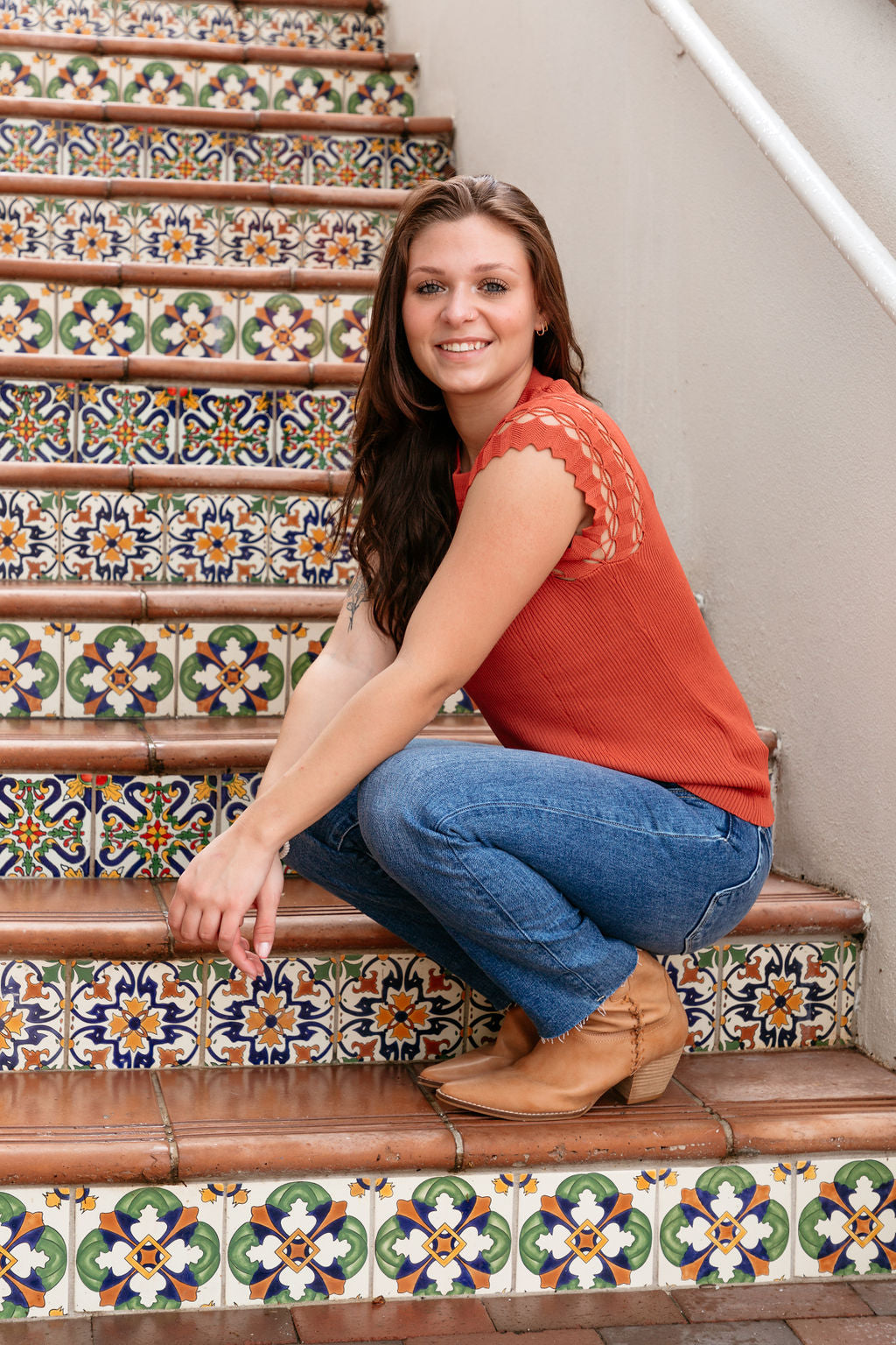 Carlene High Rise Crop