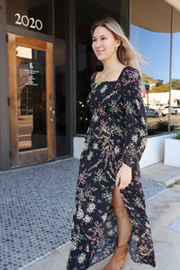 Holiday Floral Maxi