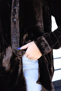 Hazel Velvet Buttondown
