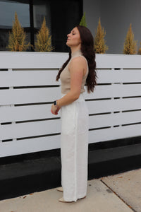 Arlo Linen Pants - Off White