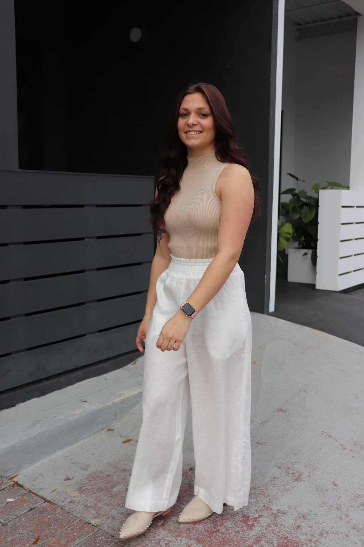 Arlo Linen Pants - Off White