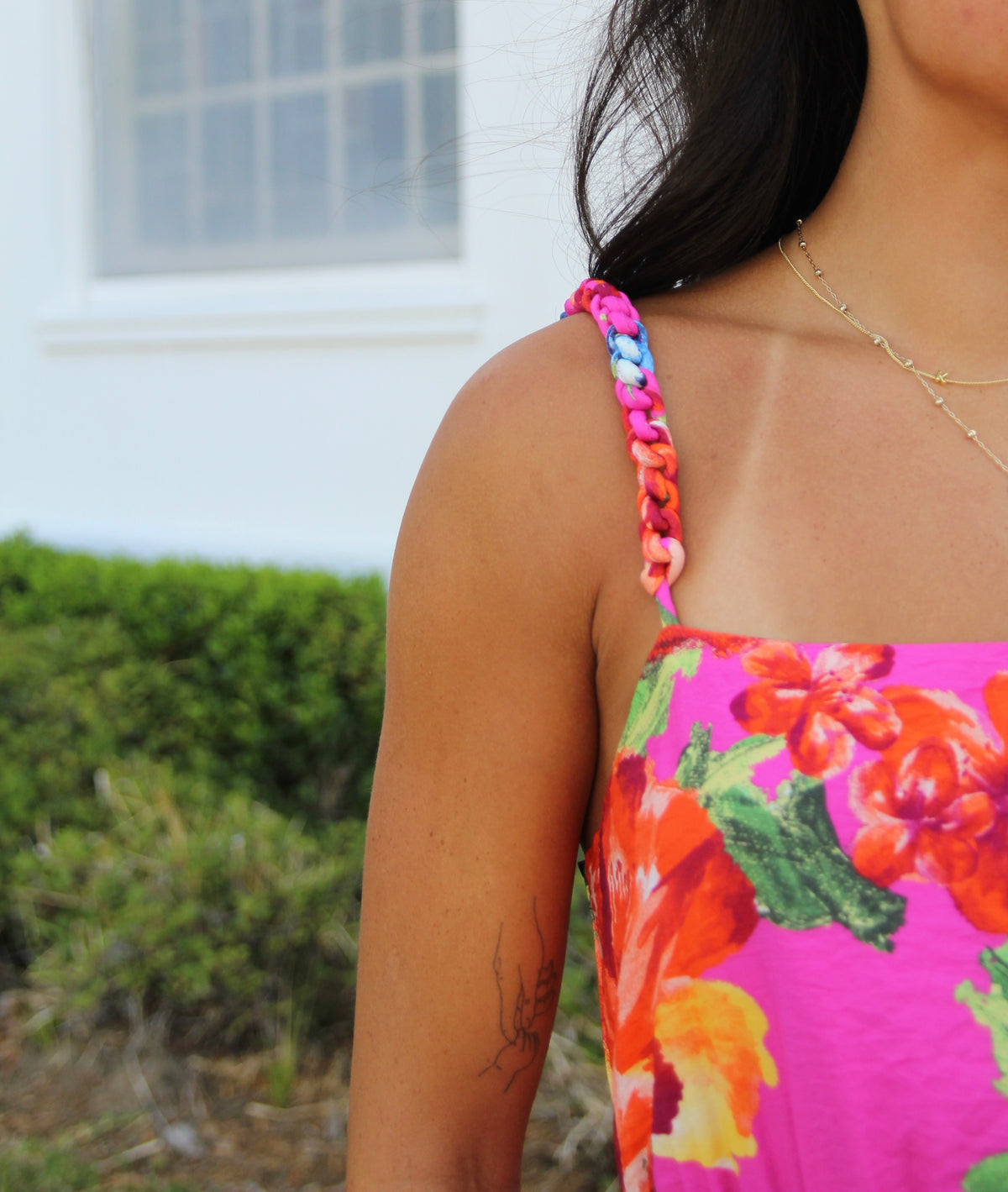 Braided Strap Maxi Dress