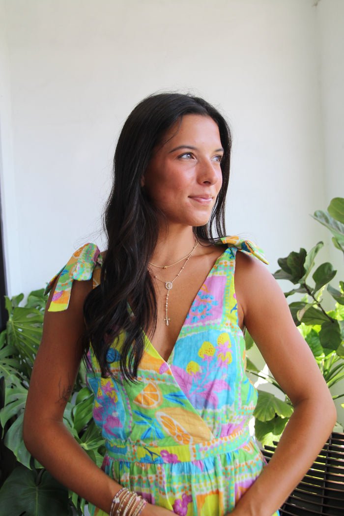 Mimosa Surplice Midi