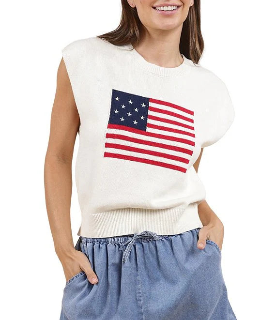 American Dream Flag Sweater