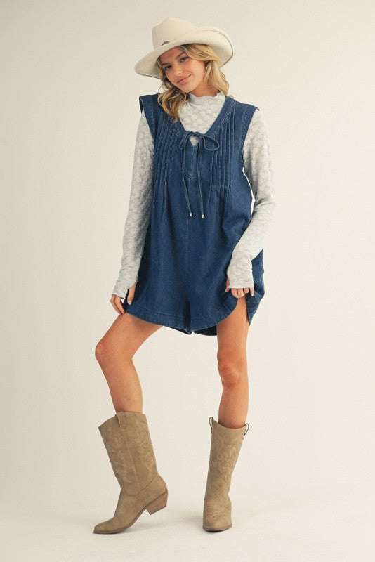 Charlie Denim Romper