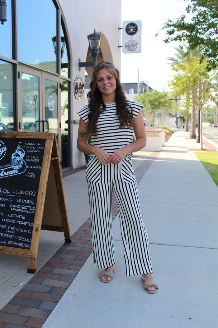 Cleo Stripe Pants