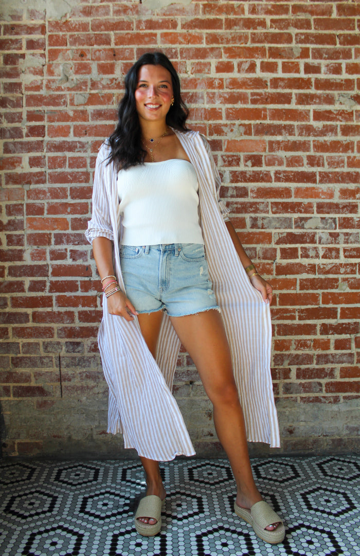 High Rise Beach Shorts