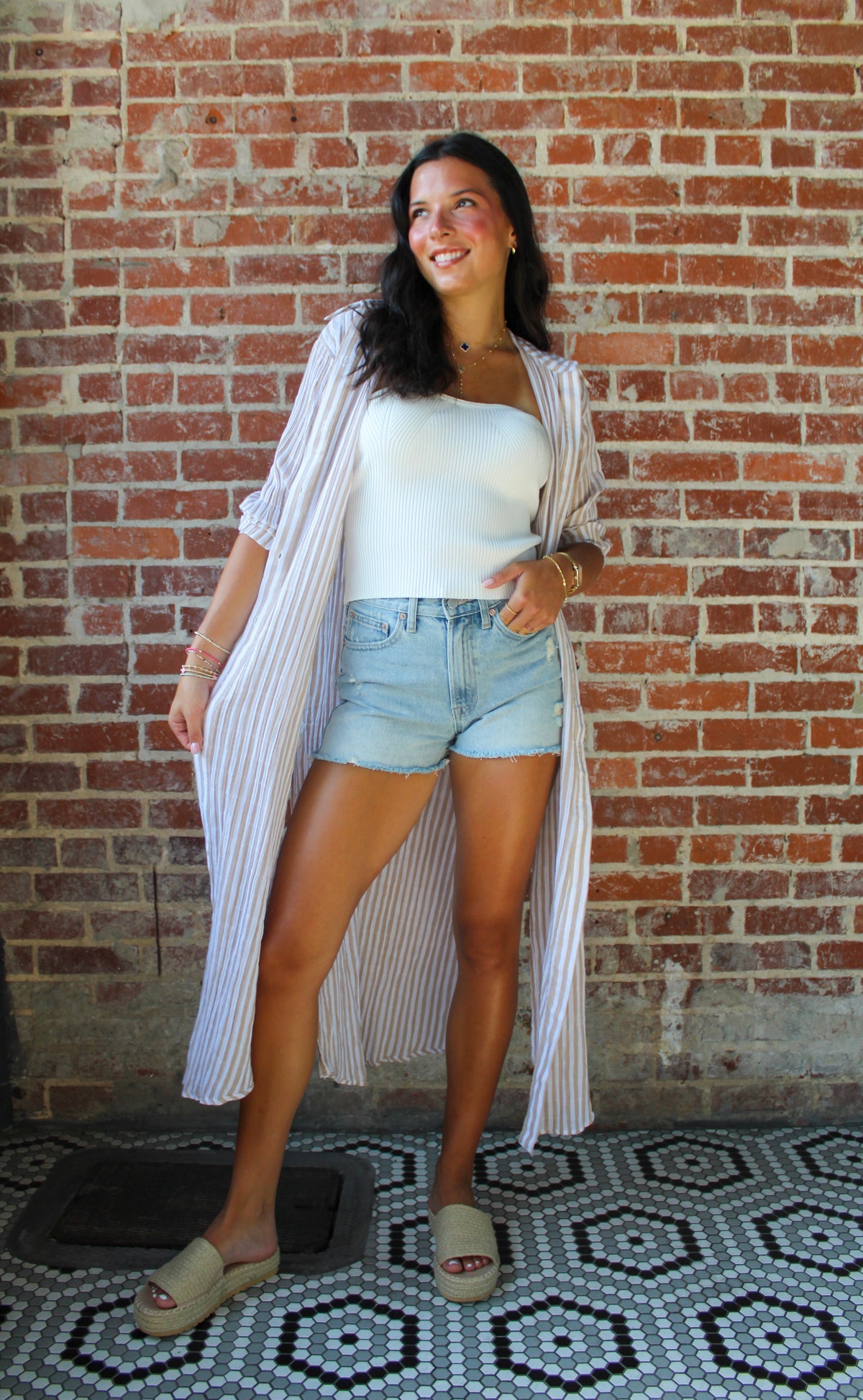 High Rise Beach Shorts