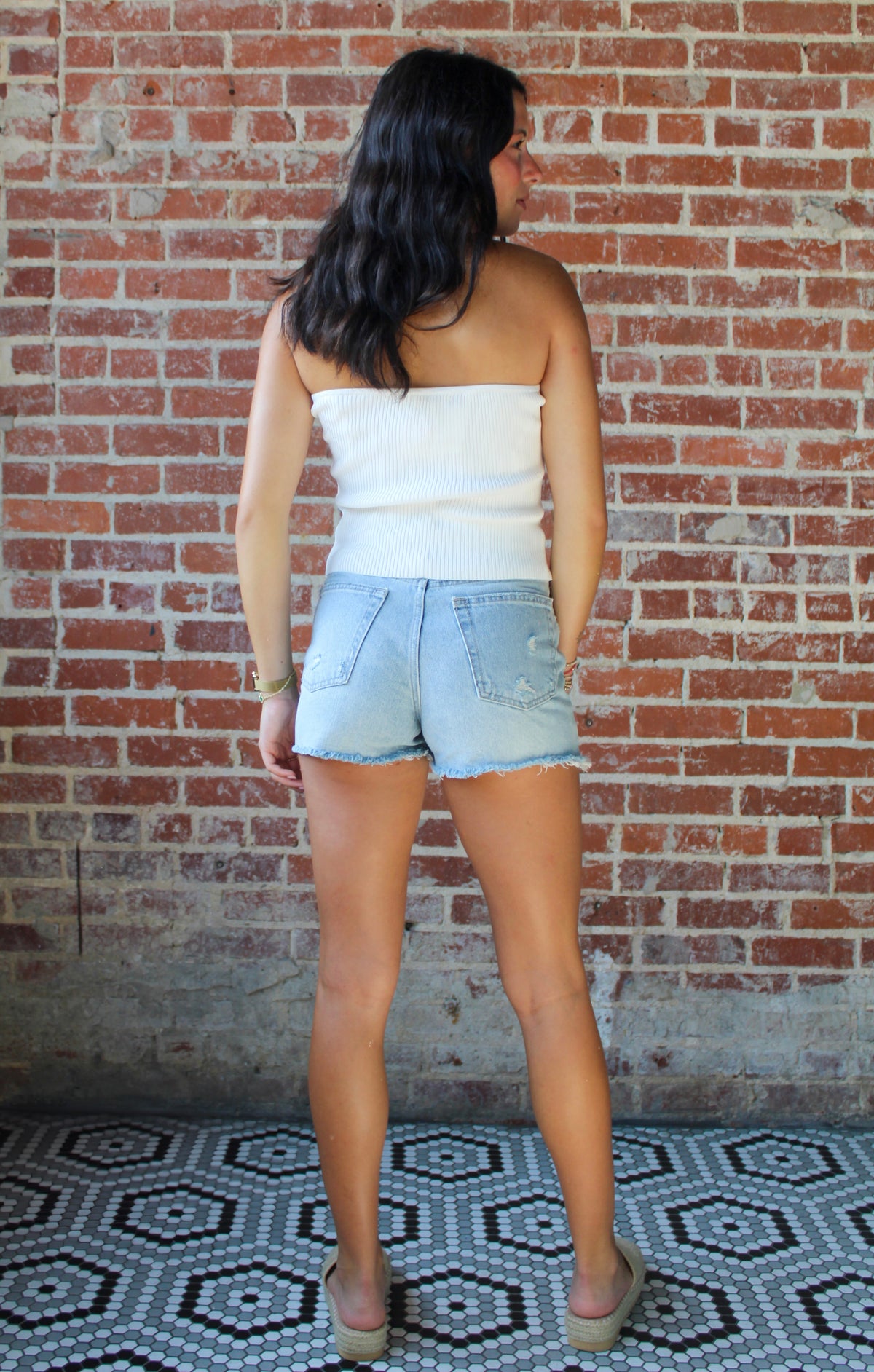 High Rise Beach Shorts