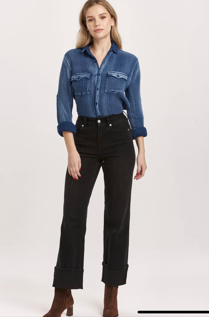 Holly Straight Leg Jean - Black