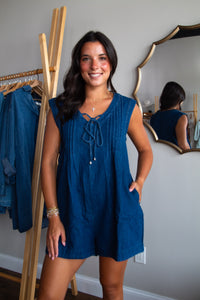 Charlie Denim Romper