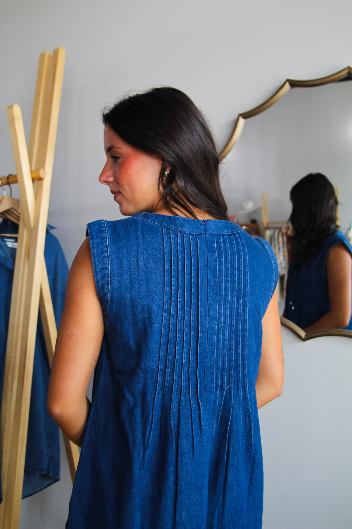 Charlie Denim Romper