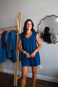 Charlie Denim Romper