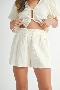 Floral Embroidered Set