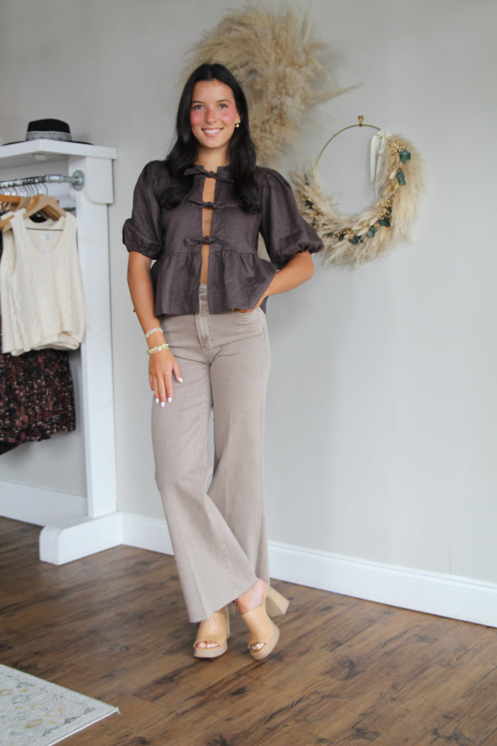 Tory Linen Blouse