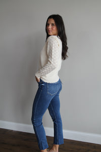 Amber Raw Hem Skinny