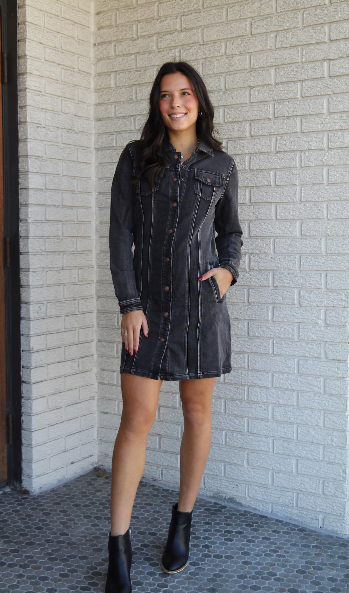 Gabrielle Denim Dress