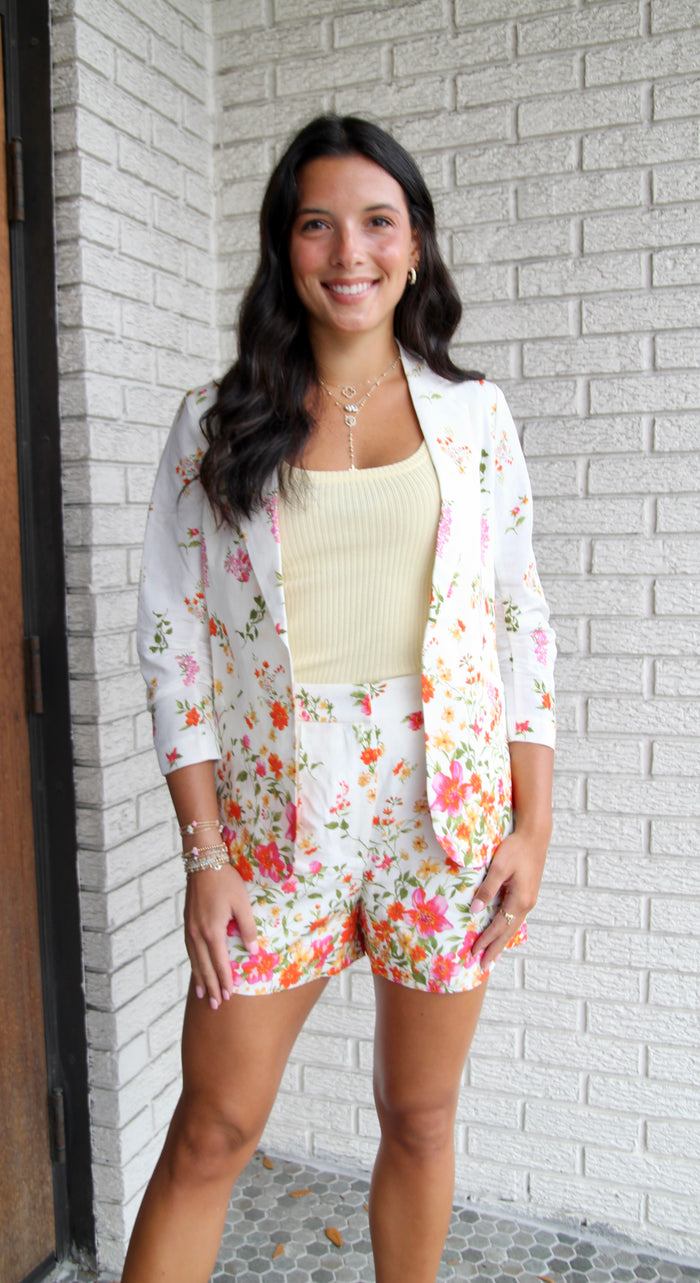 Spring Floral Blazer