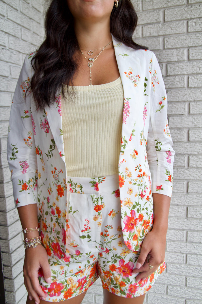 Spring Floral Blazer