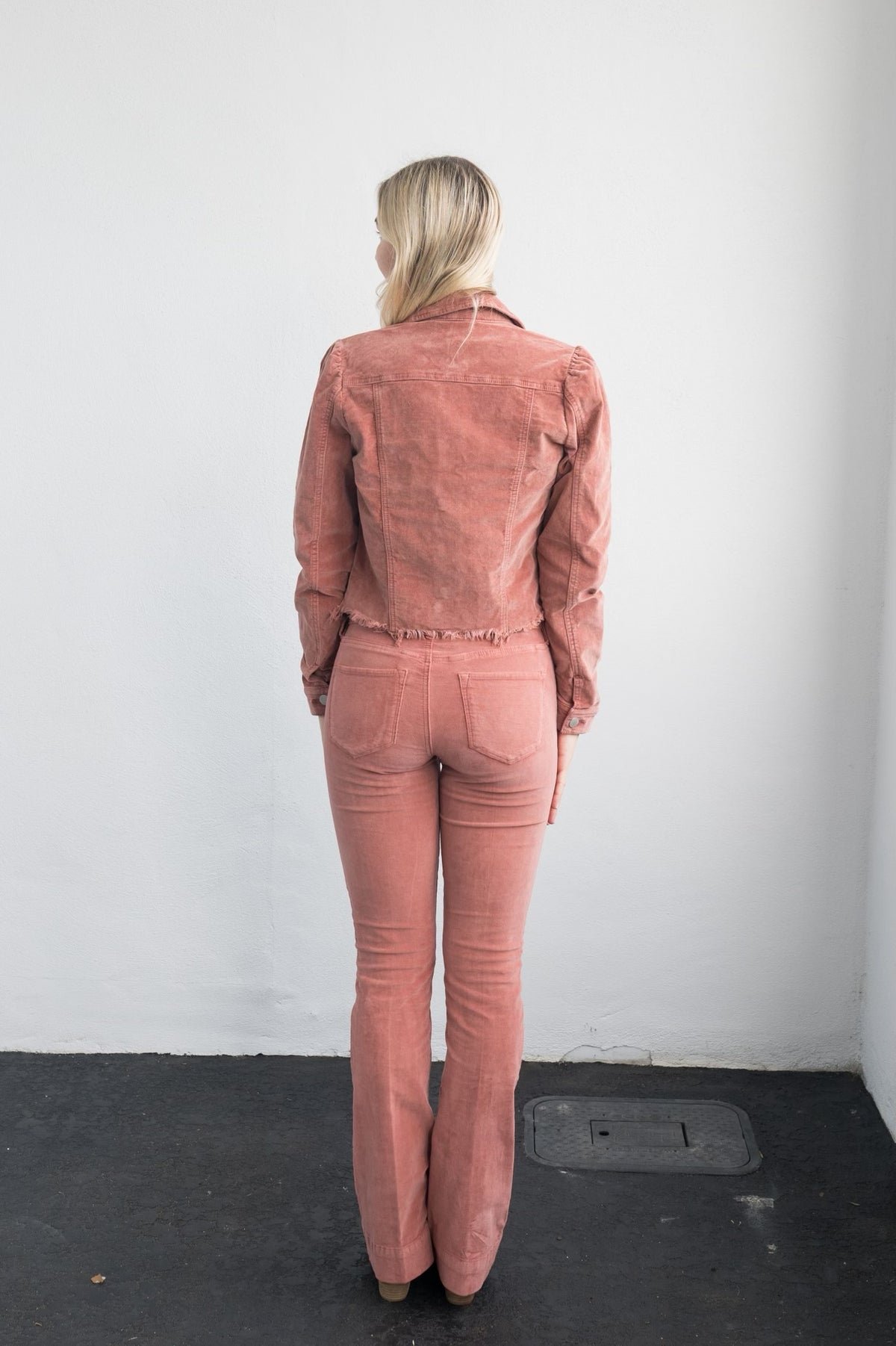 Roselyn Frayed Hem Jacket