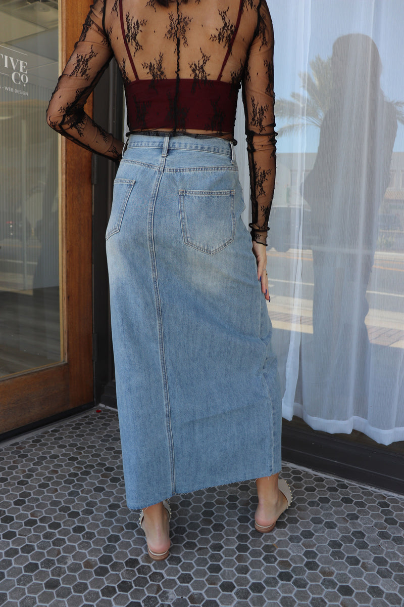 Demi Denim Skirt