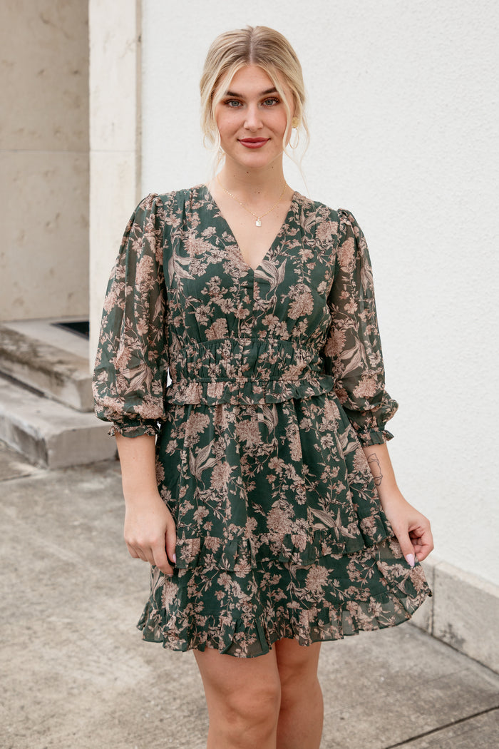 Happy Haven Floral Dress