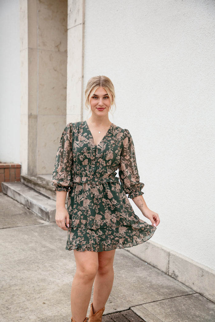 Happy Haven Floral Dress