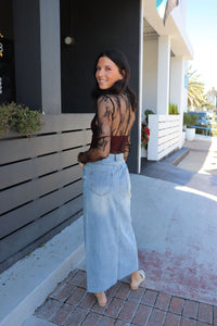 Demi Denim Skirt