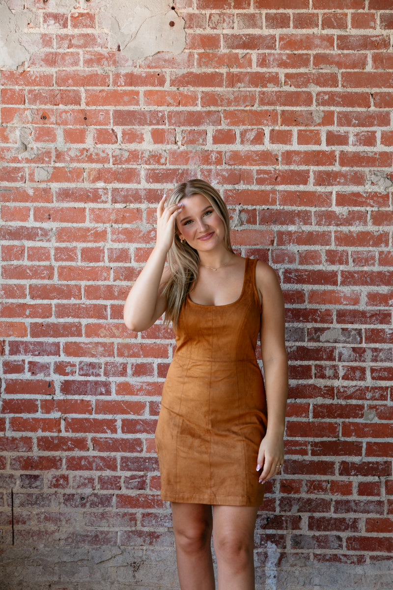 Diana Suede Tank Dress