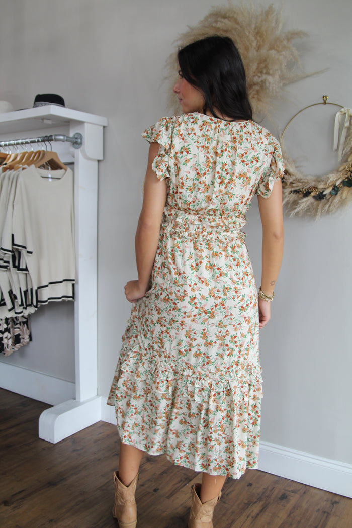 Slow Travels Midi Dress