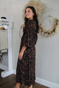 Fall Floral Dress