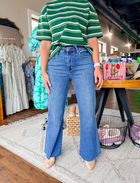 Fiona Wide Leg - Medium Wash