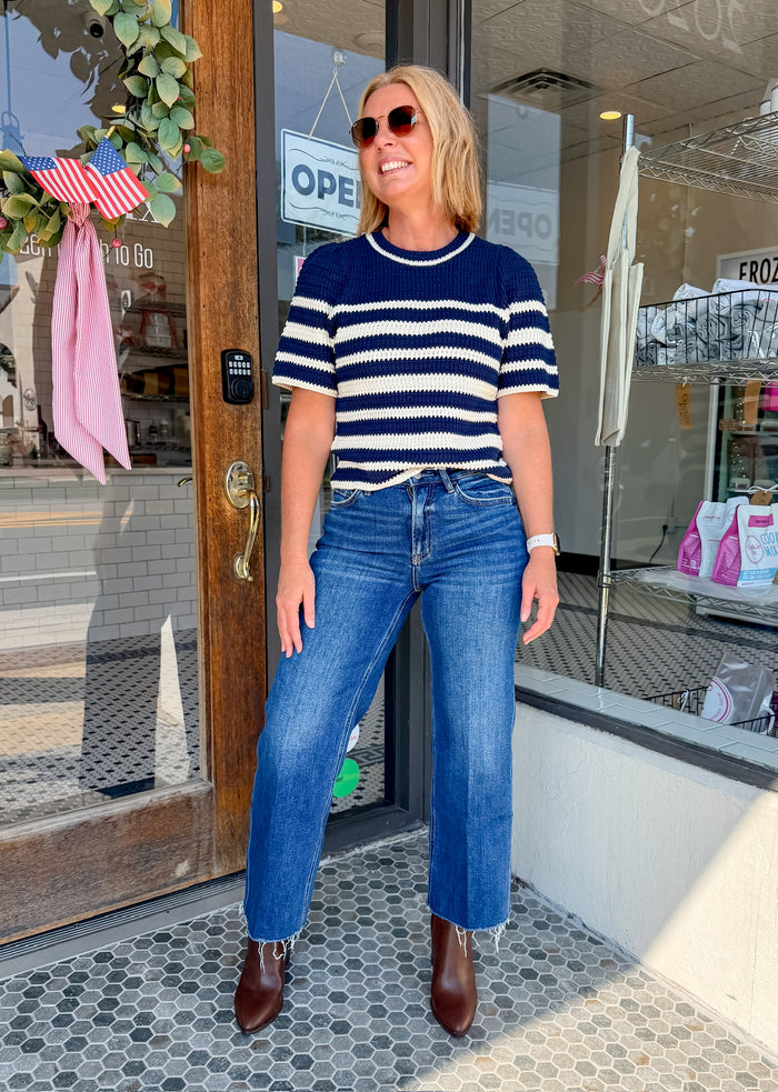 Fiona Wide Leg - Medium Wash