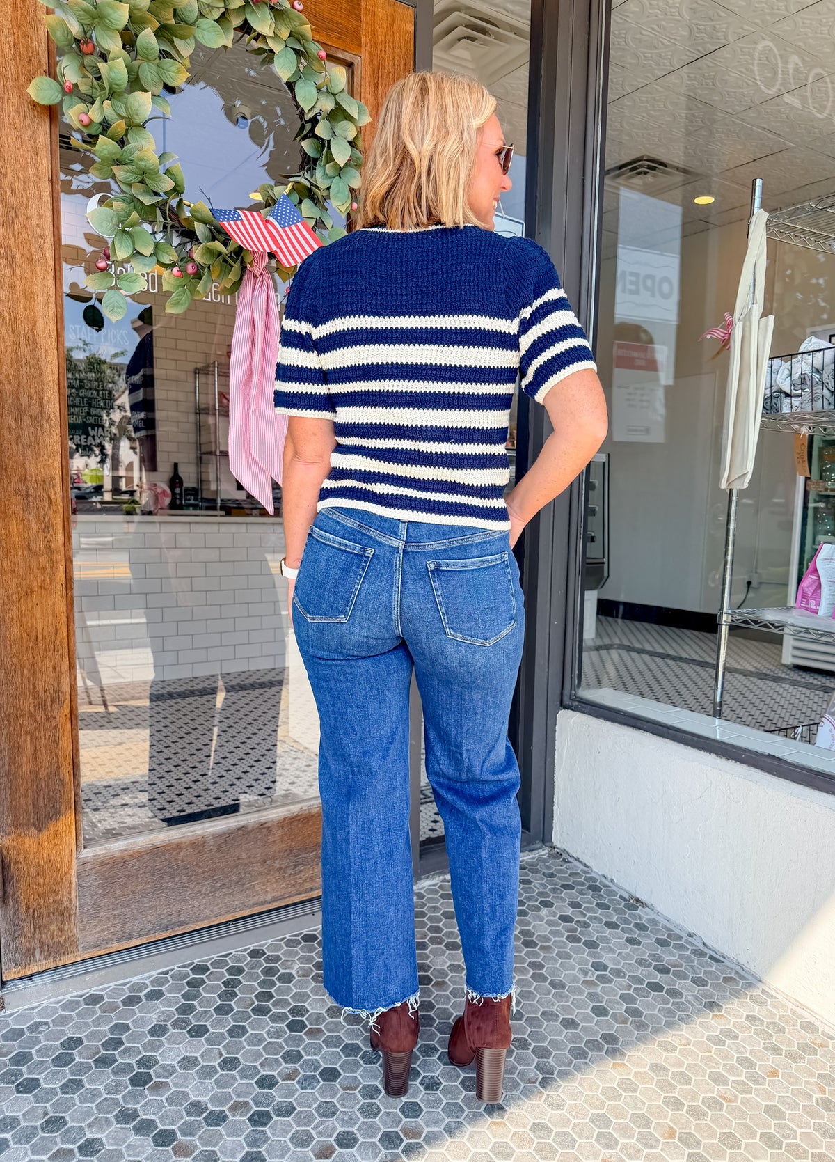 Fiona Wide Leg - Medium Wash