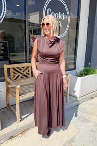 Nolita Wide Leg Pants - Chocolate