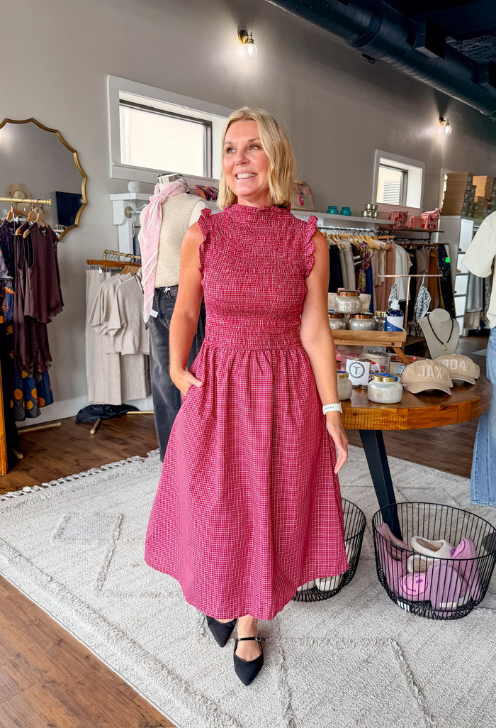 Camryn Gingham Dress