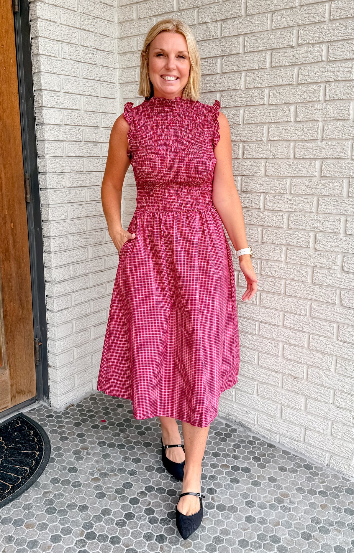 Camryn Gingham Dress
