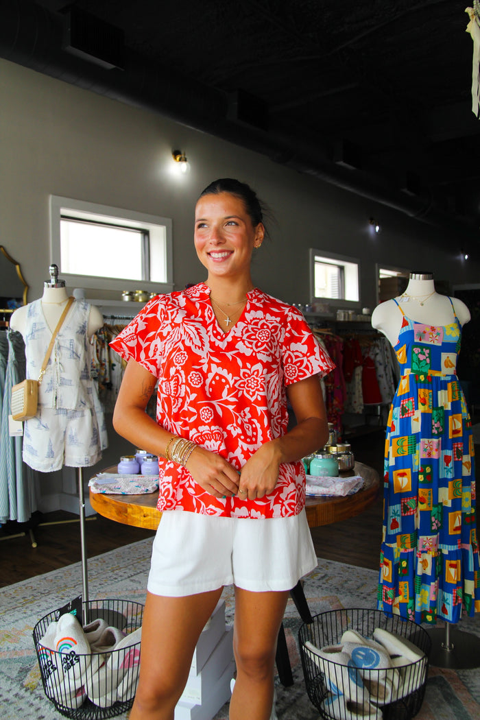 Jodi Floral Top