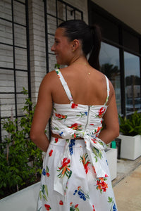 Ruched Floral Top