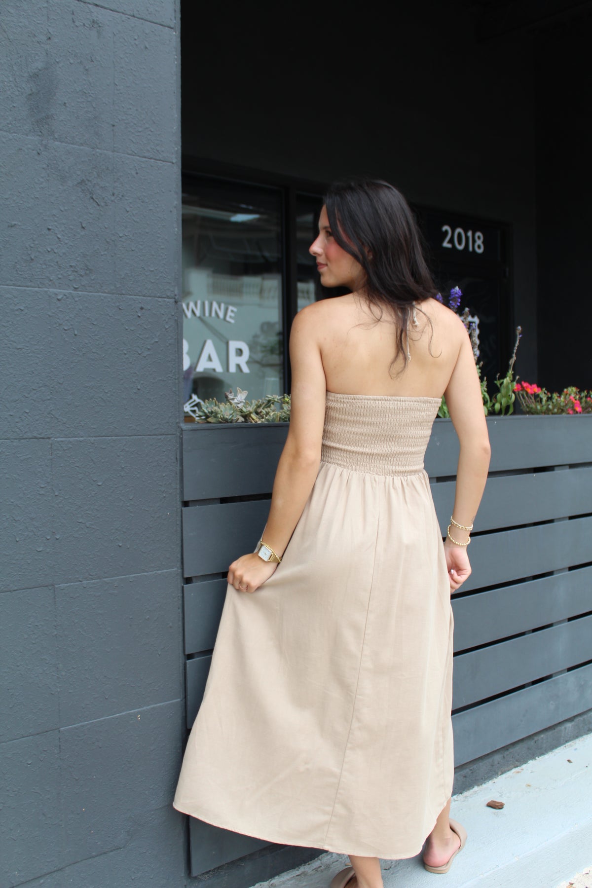 Stone Halter Maxi