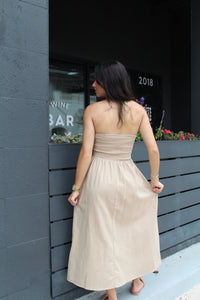 Stone Halter Maxi