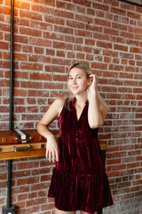 Helena Velvet Dress