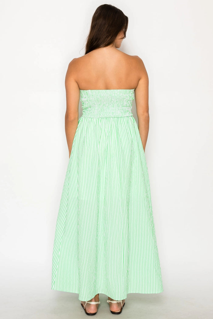 Verde Stripe Maxi