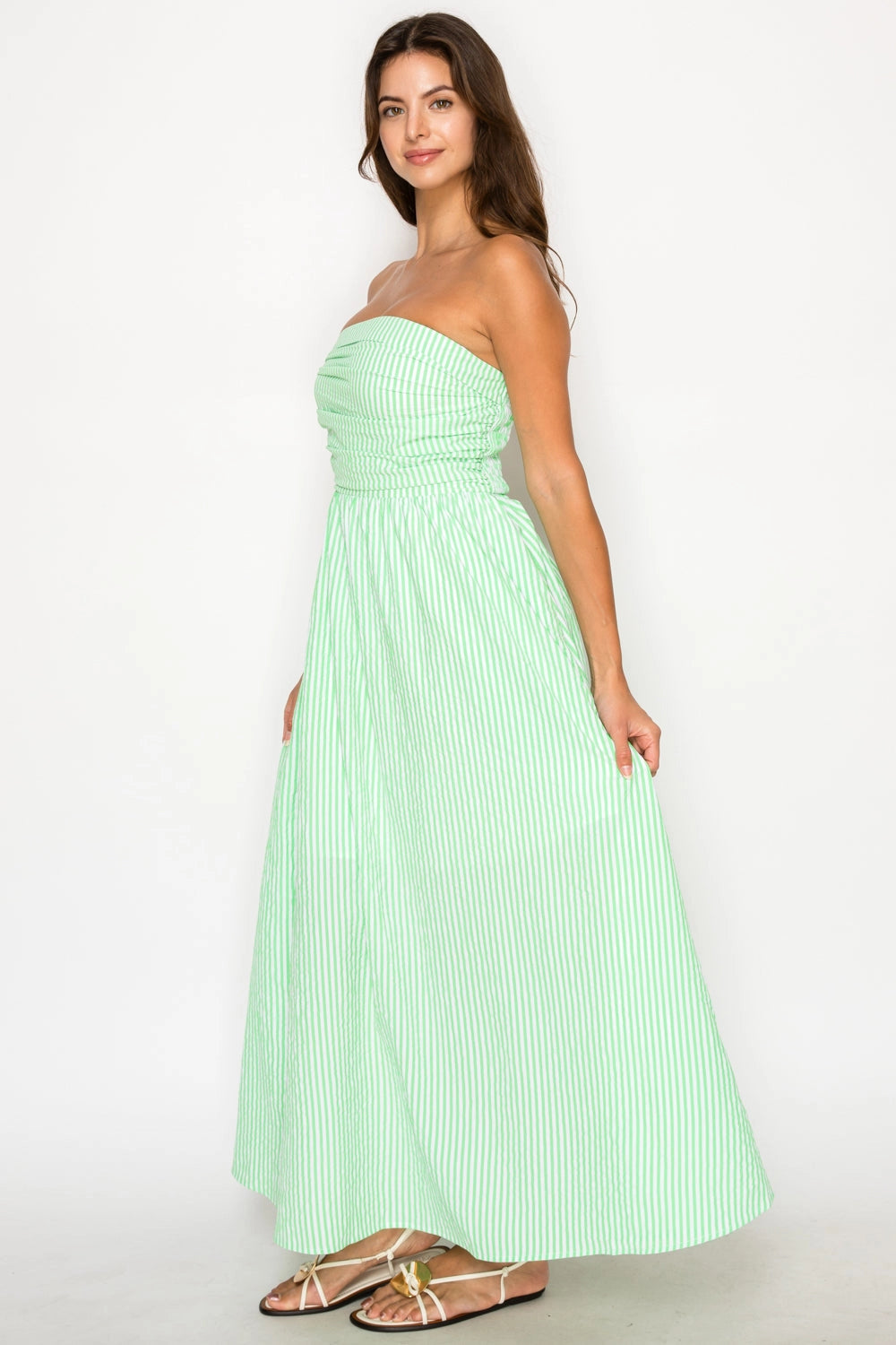 Verde Stripe Maxi
