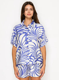 Palms Button Top