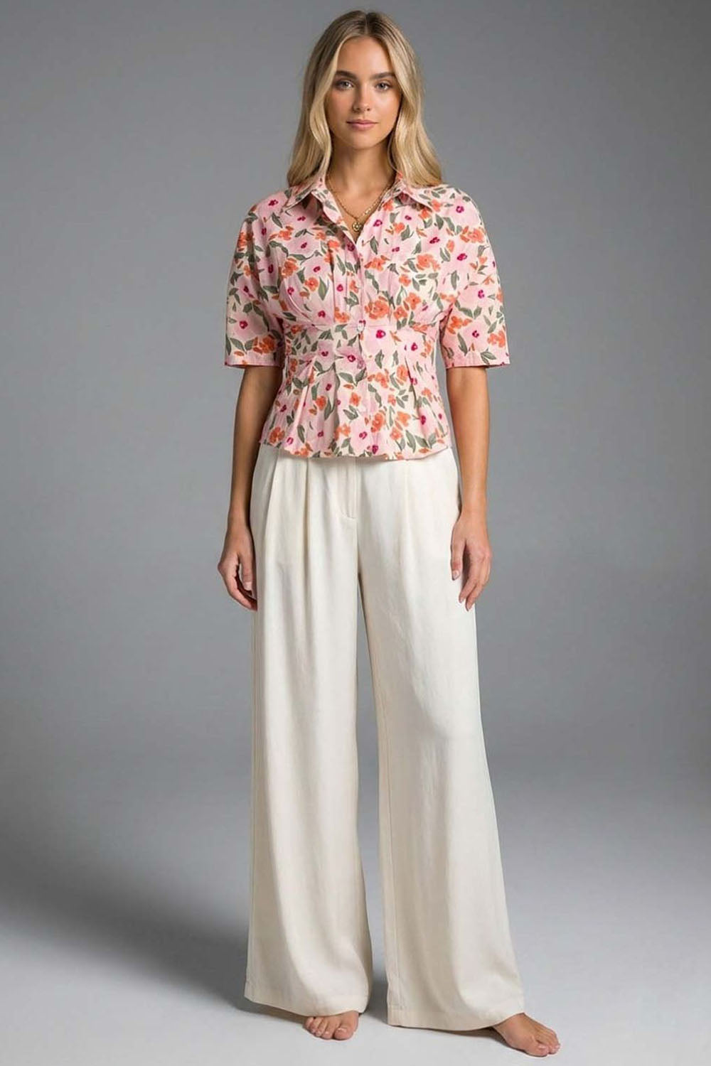 Saffron Bloom Top