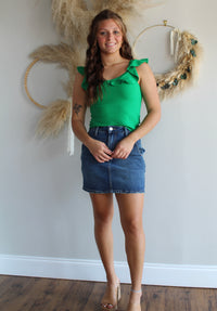 Kelly Ruffle Top