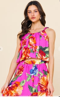Braided Floral Top