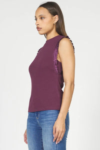 Bridget Ruffle Sleeve - Fig