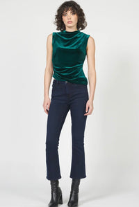 Shaunee Velvet Top - Emerald